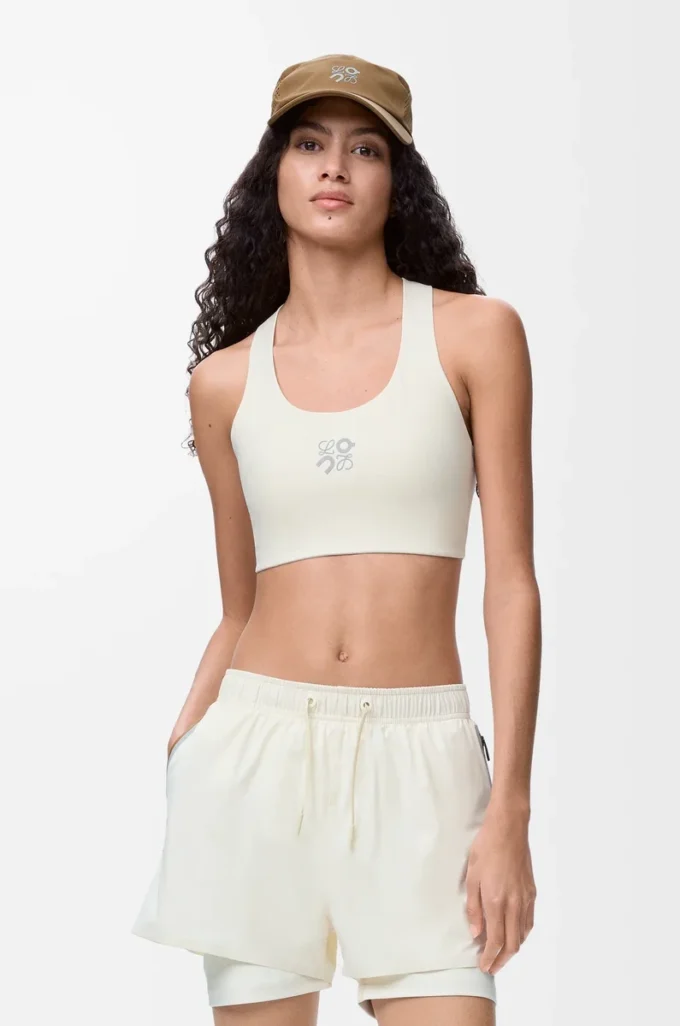Reggiseno morbido in jersey tecnico Ivory