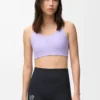Reggiseno morbido in jersey tecnico lilla