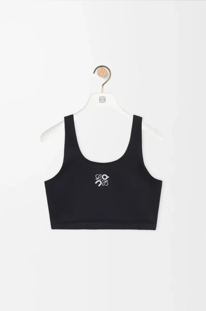 Reggiseno senza cuciture in jersey tecnico Nero