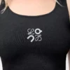 Reggiseno senza cuciture in jersey tecnico Nero