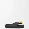Sandalo Foam Pebble Nero/Oro