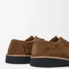 Scarpe stringate Faro in pelle scamosciata di vitello Marrone