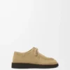 Scarpa stringata Faro in pelle di vitello scamosciata Sahara