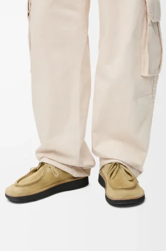Scarpe stringate Faro in pelle scamosciata Sahara Scarpe stringate Faro in pelle scamosciata Sahara