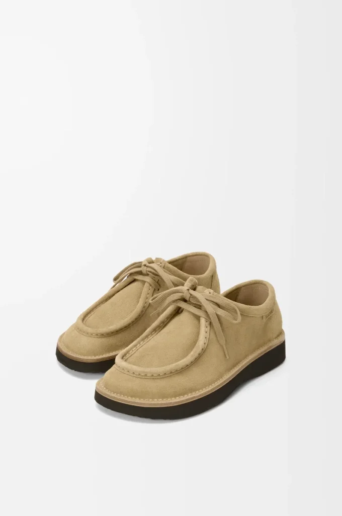 Scarpe stringate Faro in pelle scamosciata Sahara Scarpe stringate Faro in pelle scamosciata Sahara