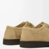 Scarpa stringata Faro in pelle di vitello scamosciata Sahara