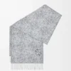 Sciarpa Anagram in lana e cashmere Grigio Sciarpa Anagram in lana e cashmere Grigio