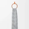 Sciarpa Anagram in lana e cashmere Grigio Sciarpa Anagram in lana e cashmere Grigio