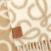 Sciarpa Anagram in misto alpaca e lana Beige/Bianco Sciarpa Anagram in misto alpaca e lana Beige/Bianco