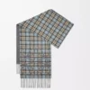 Sciarpa Anagram in seta e cashmere Antracite/Grigio/Beige Sciarpa Anagram in seta e cashmere Antracite/Grigio/Beige