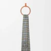 Sciarpa Anagram in seta e cashmere Antracite/Grigio/Beige Sciarpa Anagram in seta e cashmere Antracite/Grigio/Beige