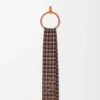 Sciarpa Anagram in seta e cashmere Marrone/Multicolore Sciarpa Anagram in seta e cashmere Marrone/Multicolore
