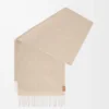 Sciarpa in cashmere beige chiaro