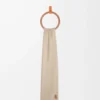 Sciarpa in cashmere beige chiaro