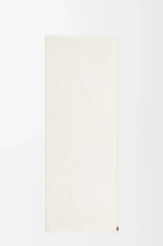 Sciarpa in cashmere bianco