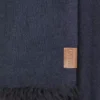 Sciarpa in cashmere blu navy