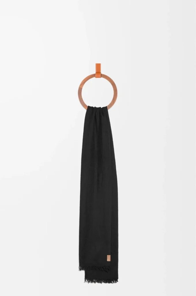 Sciarpa in cashmere nero