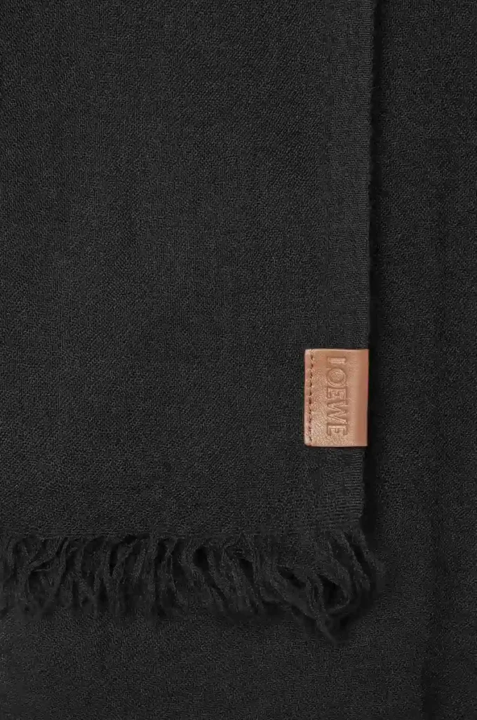 Sciarpa in cashmere nero