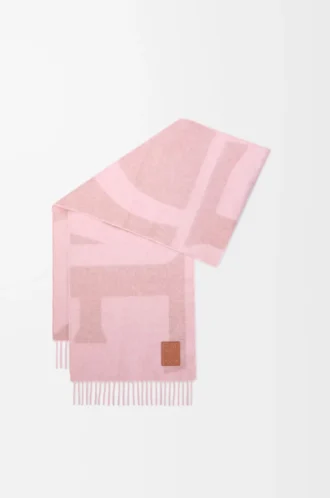 Sciarpa in cashmere Rosa chiaro/Rosa