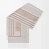 Sciarpa in lana e cashmere beige chiaro Sciarpa in lana e cashmere beige chiaro