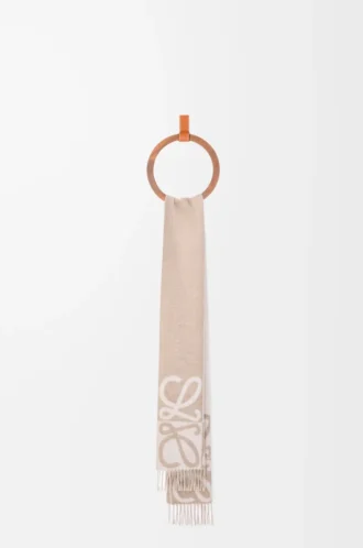 Sciarpa in lana e cashmere Beige/Ecru Sciarpa in lana e cashmere Beige/Ecru