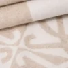 Sciarpa in lana e cashmere Beige/Ecru
