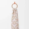 Sciarpa in lana e cashmere Beige Melange