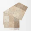 Sciarpa in lana e cashmere Bianco/Beige