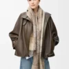 Sciarpa in lana e cashmere Bianco/Beige
