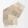 Sciarpa in lana e cashmere Bianco/Beige