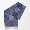Sciarpa in lana e cashmere Blu