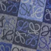 Sciarpa in lana e cashmere Blu