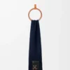 Sciarpa in lana e cashmere Blu navy scuro