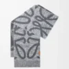 Sciarpa in lana e cashmere Grigio melange