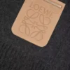 Sciarpa in lana e cashmere grigio scuro melange