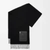 Sciarpa in lana e cashmere Nero Sciarpa in lana e cashmere Nero
