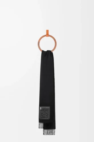 Sciarpa in lana e cashmere Nero
