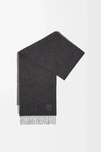 Sciarpa in lana e cashmere Nero/Grigio Sciarpa in lana e cashmere Nero/Grigio