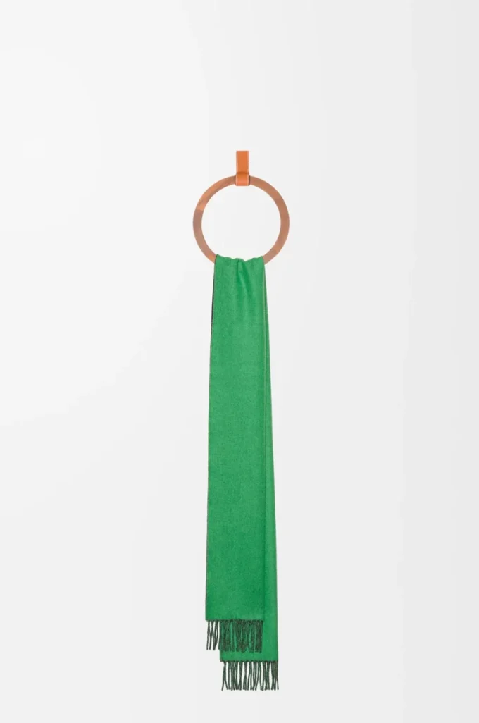 Sciarpa in lana e cashmere Verde scuro/Verde Sciarpa in lana e cashmere Verde scuro/Verde