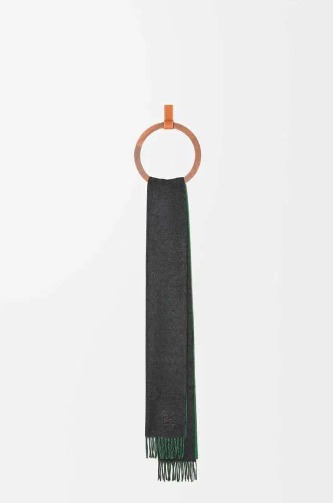 Sciarpa in lana e cashmere Verde scuro/Verde Sciarpa in lana e cashmere Verde scuro/Verde