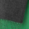 Sciarpa in lana e cashmere Verde scuro/Verde Sciarpa in lana e cashmere Verde scuro/Verde