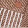 Sciarpa in misto alpaca e lana Moka/Beige