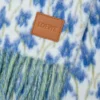 Sciarpa in misto lana e alpaca Blu/Multicolore