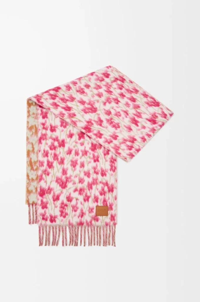 Sciarpa in misto lana e alpaca Rosa/Multicolore