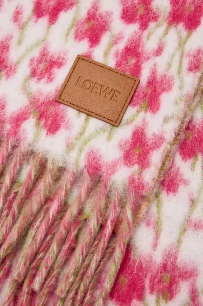Sciarpa in misto lana e alpaca Rosa/Multicolore