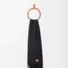 Sciarpa in misto mohair e lana Nero