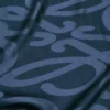Sciarpa in seta e lana Blu navy