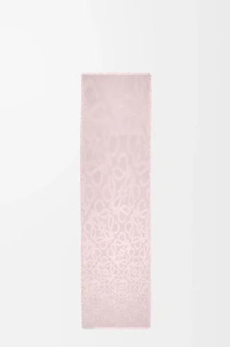 Sciarpa in seta e lana Rosa ghiaccio Sciarpa in seta e lana Rosa ghiaccio
