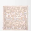 Sciarpa in seta Light Beige/Beige