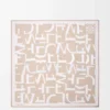 Sciarpa in seta Light Beige/Beige